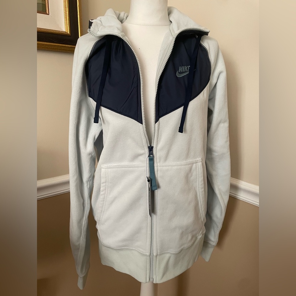 NEW Nike Men’s Fleece Full Zip Hooded Jacker Size Small